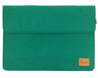 15,4 inch case case beschermhoes Vilt hoes beschermhoes voor MacBook Pro 15" / 16" Notebook, laptop groen