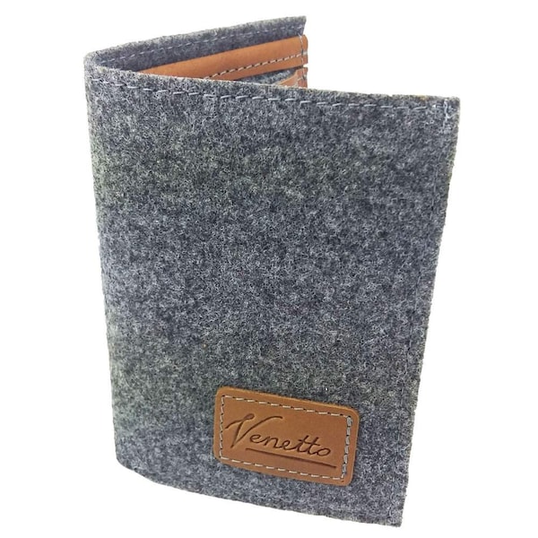 Wallet Wallet purse Wallet felt grey