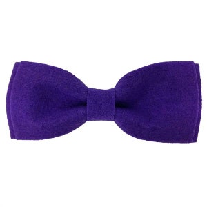 Fly from felt men fly bow with purple purple image 3