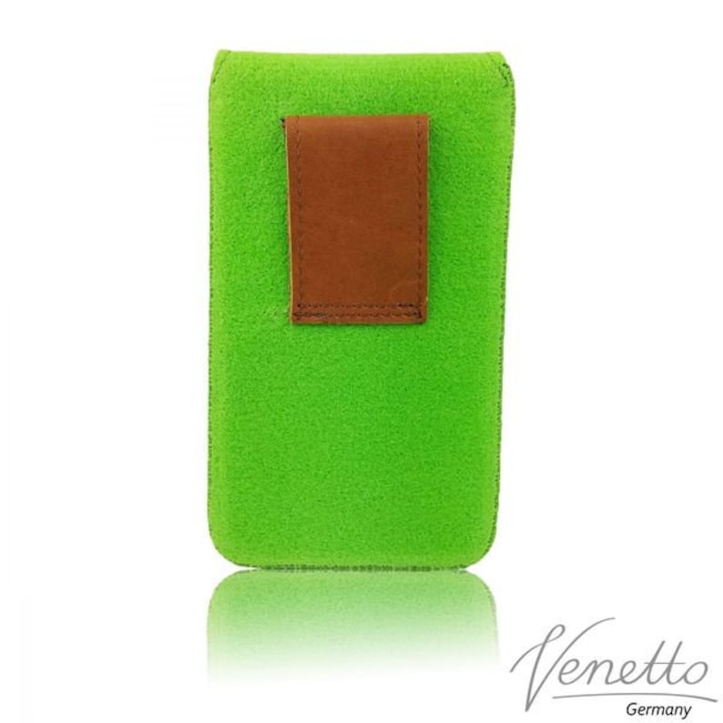 5.0-6.4 ceinture verticale affaire pochette pour la poche de ceinture ceinture pour téléphone mobile, vert image 2