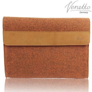 DIN A4 entreprise d’artisanat porte-documents sac sac ordinateur portable ordinateur portable pour MacBook surface 13 « orange