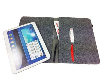 Tot 14.0 inch Tablet ash geval voor 13,3-inch MacBook Air / Pro 12,9 "iPad, Microsoft, laptop, Ultrabook, laptophoes zak tas gemaakt van vilt