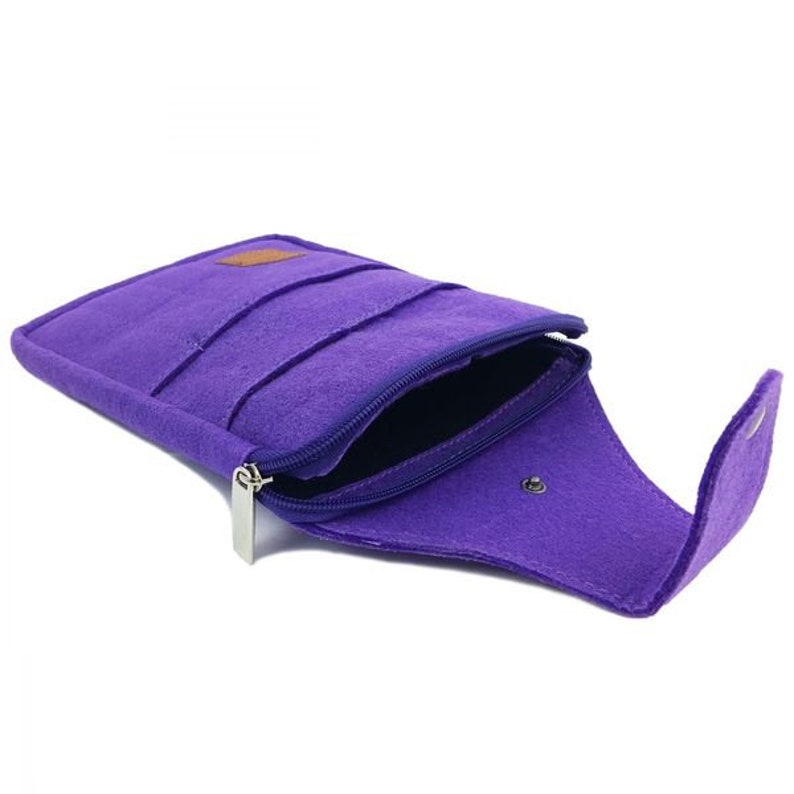 Ventre multifonction sac manchon tous but sac feutre violet pourpre image 2