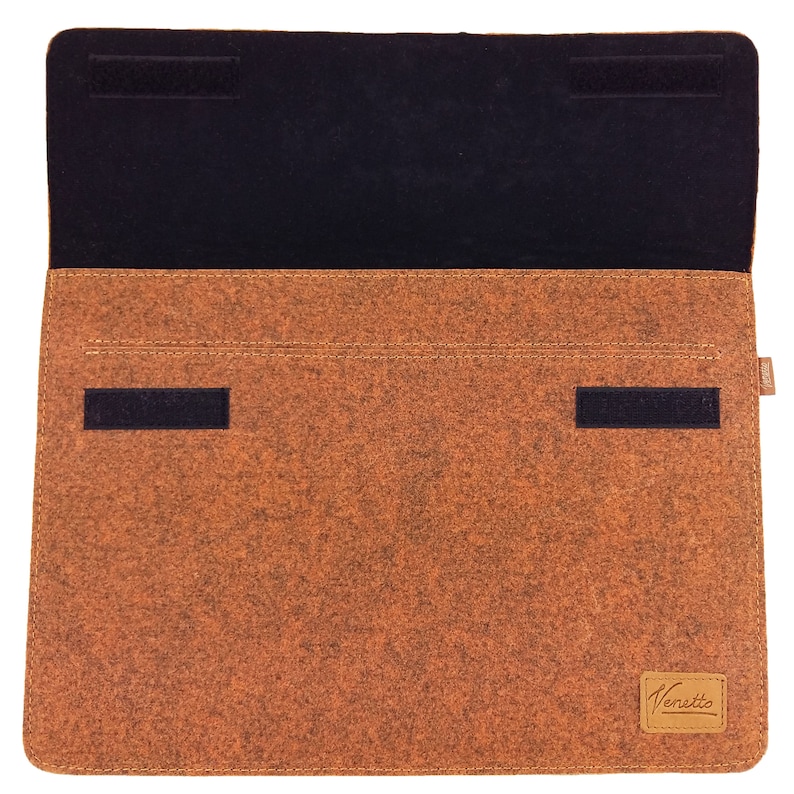 12.9 /13.3 Case Case for iPad MacBook Protective Case for Notebook Laptop 13 inch Case Made of Felt Orange Melted image 5