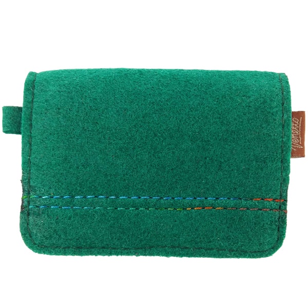 Mini Children's wallet wallet child lady felt Green
