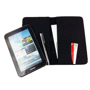 7 Zoll Tablethülle Schutzhülle aus Filz Tasche für Tablet eBook Tablettasche, Schwarz imagem 1