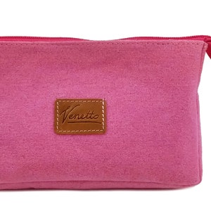 Cosmetic Bag wallet wallet bag culture bag for coins pink image 1