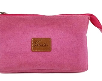 Cosmetic Bag wallet wallet bag culture bag for coins pink