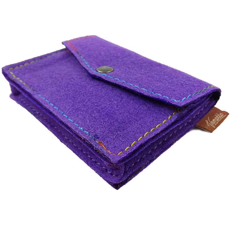 Mini Wallet Purse Wallet Purple image 6