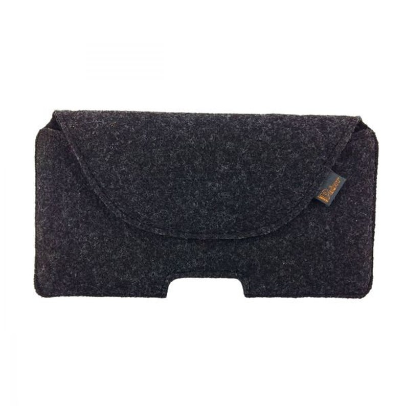 5-6.4 Sac ventre horizontal Pouch Black image 1