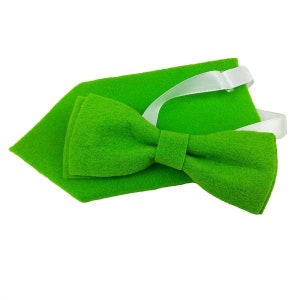 Men fly Bow fly felt fly green light image 4