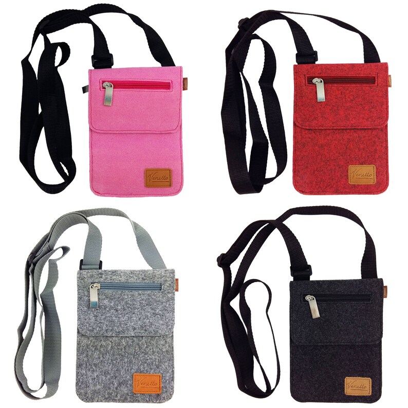 Bolso de hombro pequeño Bolso de hombro Bolso de mujer Bolso de pecho Bolsillo Hombres Gris Negro Rosa Rojo / Regalo para ti, Excursión de bolso imagen 1