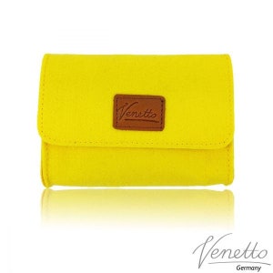 Pouch Mini pouch made of felt for accessories bag for cosmetic bags yellow image 1