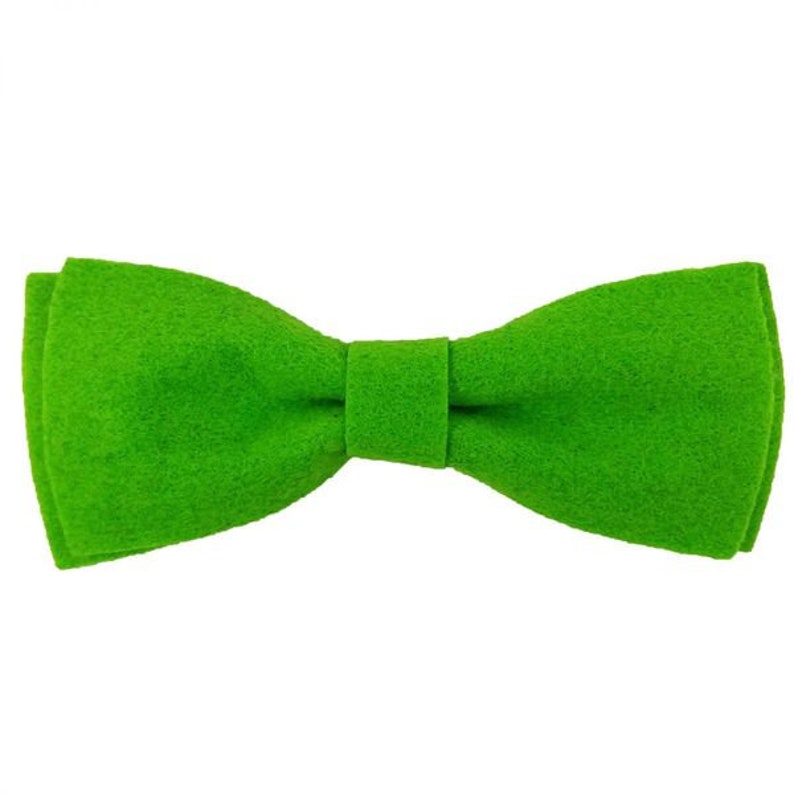 Men fly Bow fly felt fly green light image 3