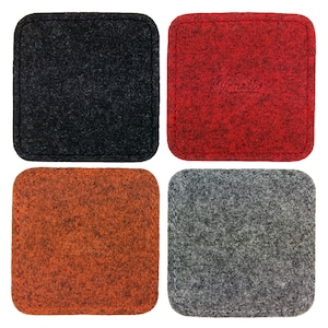 Table Coaster Cup Coaster Beer Mat Made of Felt Square