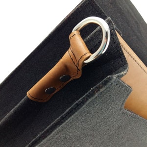 13.3 Laptop pocket MacBook Briefcase bag for men business handbag Black image 6