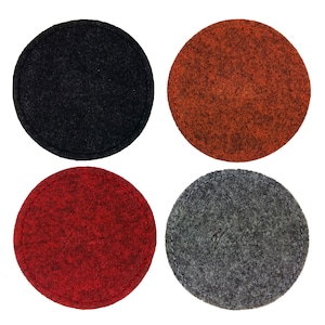 Table coaster cup coaster beer mat made of felt round