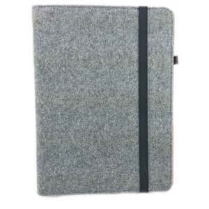 DIN A4 Organizer Bag case cover made of felt for ebook notebook laptop Grey image 2