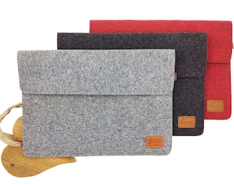 For 13 - 14 "MacBook Pro 13 M1 2020 M2 2022 sleeve bag protective sleeve felt sleeve laptop bag gray black red