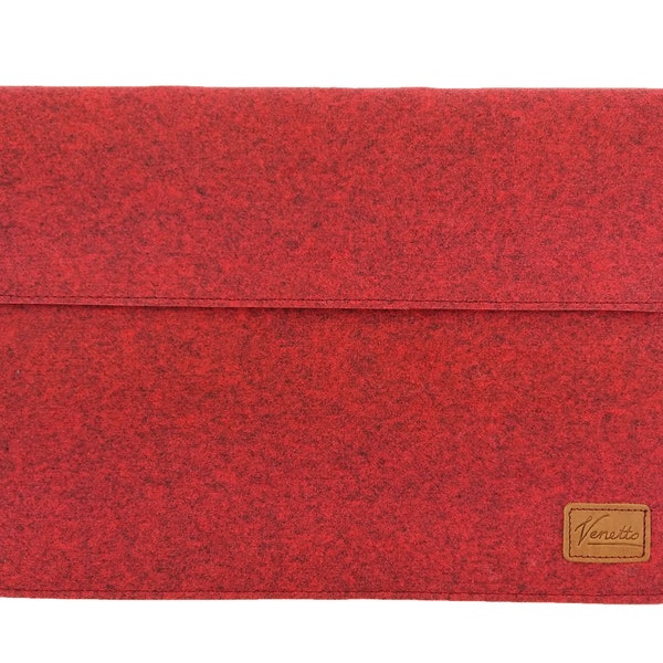 17 Inch Sleeve Bag Protective Bag Laptop Sleeve Ultrabook Felt Bag 17.3 Red