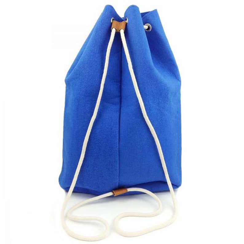 Sport backpack backpack made of felt for sports sports bag, blue image 5
