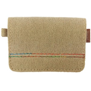 Mini Kinder-Portemonnaie Geld-Börse Geld-Tasche beige