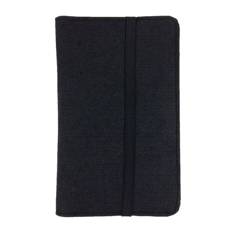 9.1-10,1 inch organisator tas gemaakt van vilt vilten sleeve mouw gemaakt van vilt cover beschermhoes Tablethülle met kaart deksel, universeel, zwart afbeelding 1