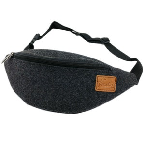 Bag Pocket felt bag black