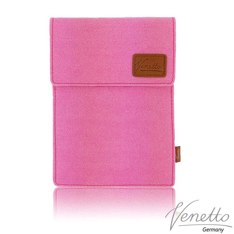 Estuche para eBook Reader Case hecho de funda de manga fieltro Funda protectora Funda de fieltro Funda de fieltro Para Kindle, tableta de 6 pulgadas, rosa imagen 1