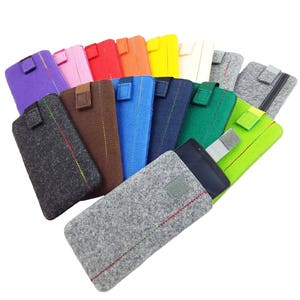5-6.4 inch universal pouch case cover for Smartphone for iPhone 7, 7 Plus, Samsung S8, S8 /felt bag/Filzhülle/cellphone bag image 9