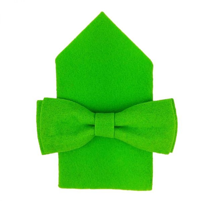 Men fly Bow fly felt fly green light image 1