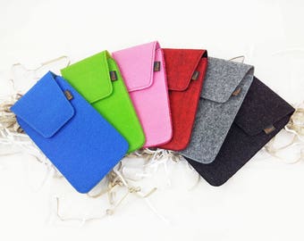 5.0-6.4 « ventre vertical sac pochette ceinture ceinture sac housse sac Smartphone pour iPhone 6, 7, Samsung S8 Velcro