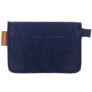 Mini vilten tas kind portemonnee portemonnees blauw afbeelding 6