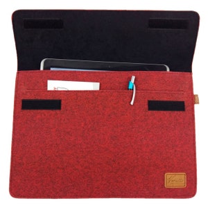 Für 13 MacBook Hülle Tasche Schutzhülle Filz Sleeve Laptoptasche auch für MacBook Air M1 / M2 zdjęcie 7