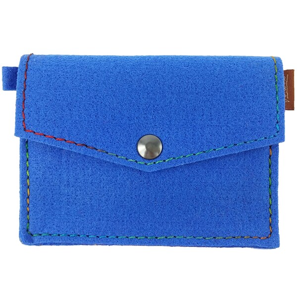 Mini Kids-Portemonne wallet purse felt blue