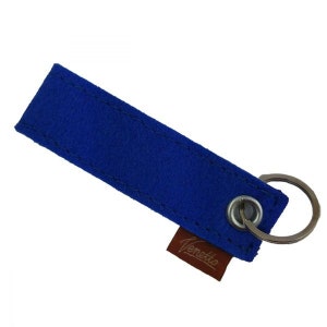 Bande de clés pendentif clé senti pendentif anneau anneau pour clés lumière bleue image 1
