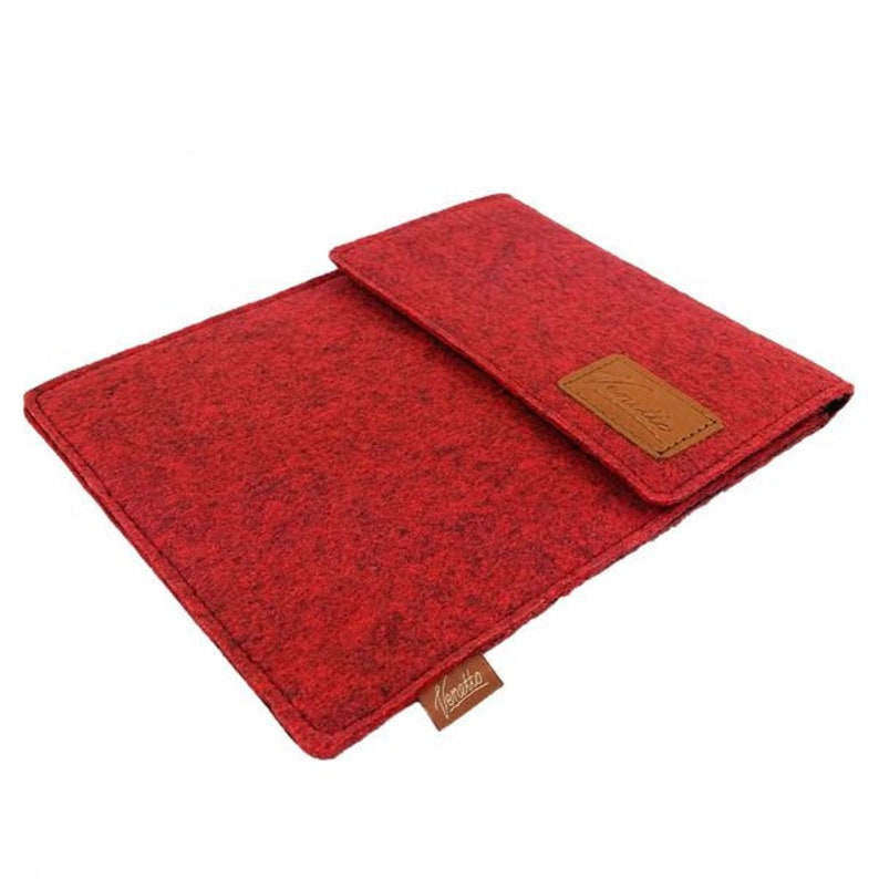 10.5 sac pour tablette 10.1 eBook reader sleeve for ipad-rouge image 4