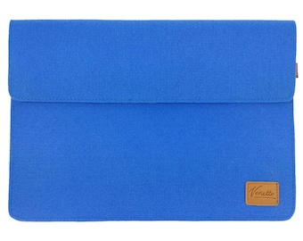 Custodia per 13 manicotto macbook custodia custodia fatto feltro borsa per notebook laptop blu brillante