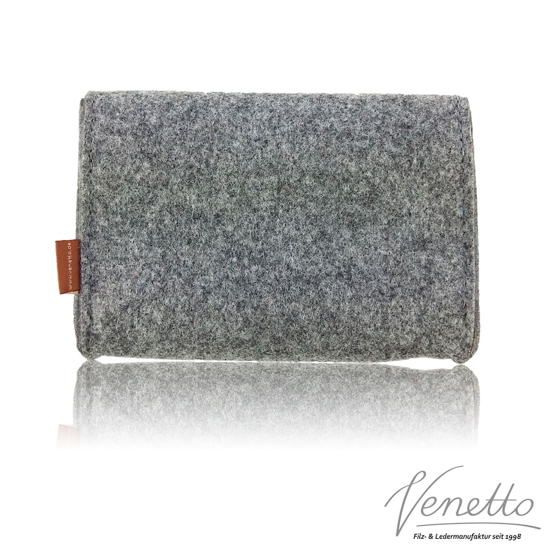 Bag Mini Sleeve Felt Bag Felt Bag Bag made of felt for accessories Blood glucose meter Cosmetic Accessories grey image 8