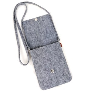 Small extra light shoulder bag from felt shoulder bag handbag crossbag casual bag felt bag bag cross bag unisex image 5