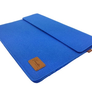 Case for 13 MacBook Case Sleeve Case Sleeve Made Felt Felt Bag for Notebook Laptop Blue Bright image 3