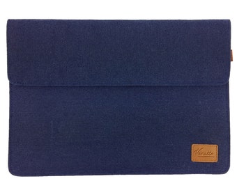 15.4 inch Case Case Protective Case Felt Case Protective Sleeve Sleeve for MacBook Pro 15 and 16 inch, Notebook, Laptop Blue