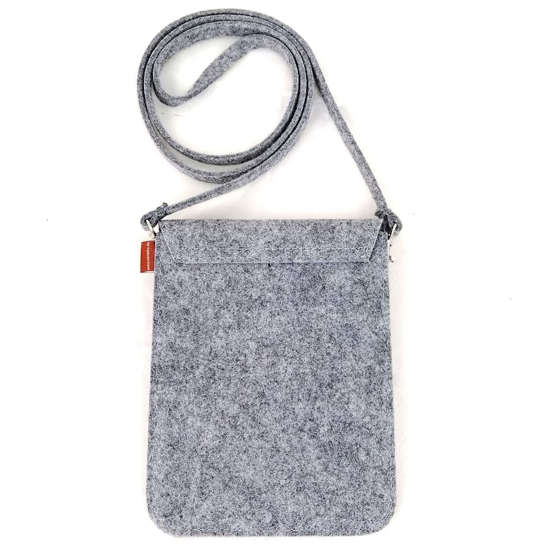 Small extra light shoulder bag from felt shoulder bag handbag crossbag casual bag felt bag bag cross bag unisex image 2