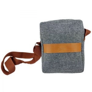 Bag shoulder bag felt bag grey
