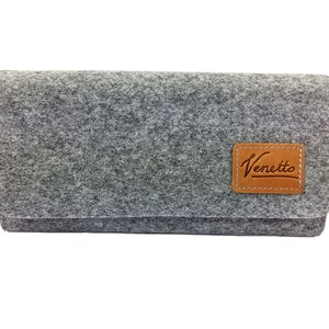 Wallet long wallet Purse wallet Grey