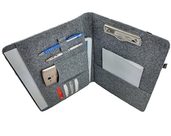 10.2-13,3 pouces manchon manchon de sac organisateur pour ordinateur portable Tablet livre Etui de feutres, gris