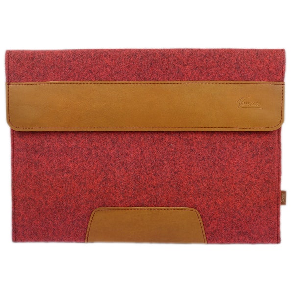 15.6" Protective Case for Ultrabook Notebook Laptop Protective Case PC Case Felt Sleeve Laptop Sleeve Sleeve Red