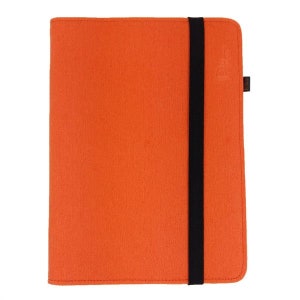 9.1-10.1 inch Tablethülle organizer protective cover case felt bag case made of felt folding bag for tablet, orange image 1