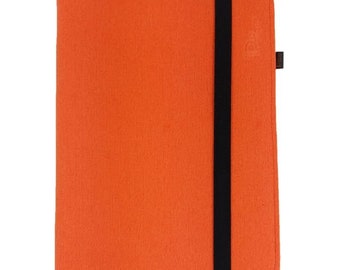 9.1-10.1 inch Tablethülle organizer protective cover case felt bag case made of felt folding bag for tablet, orange