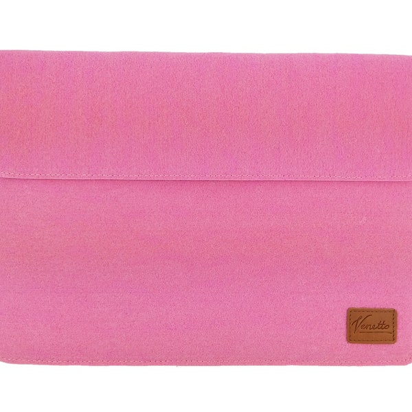 Up to 13.3 inch Case Case for 13" MacBook, Ultrabook Notebook Sleeve made of Felt Protective Case Pink